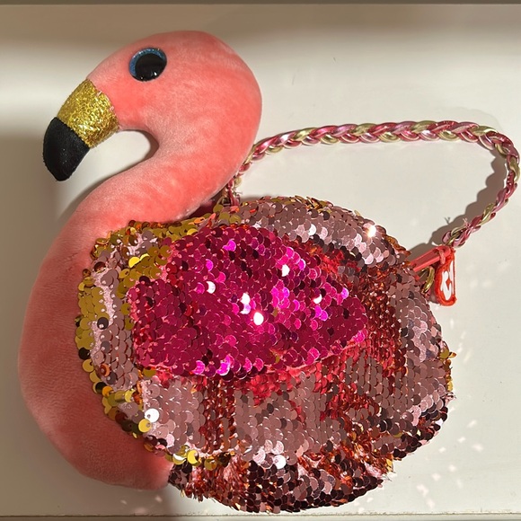 Ty Other - NWOT TY Flamingo purse